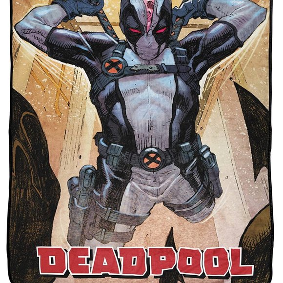 Deadpool Fleece Throw Blanket NWT - Picture 1 of 1